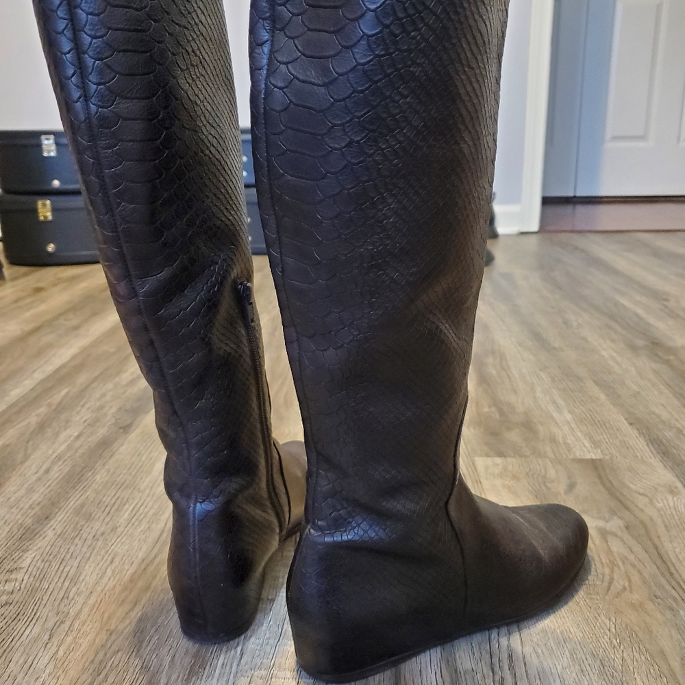 Stuart Weitzman Hidden Wedge Knee High Boot - image 2